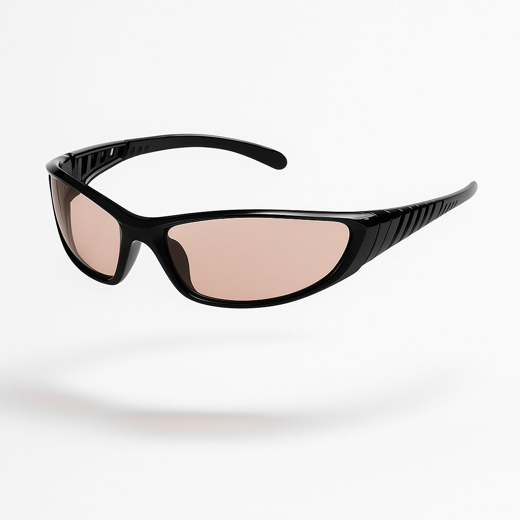 LUNETTE 2 TECH TAPEDUPIED BLACK ORANGE