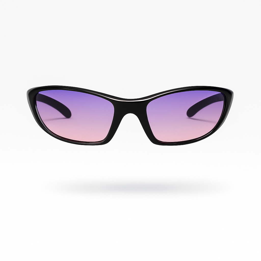 LUNETTE 2 TECH  TAPEDUPIED BLACK PURPLE